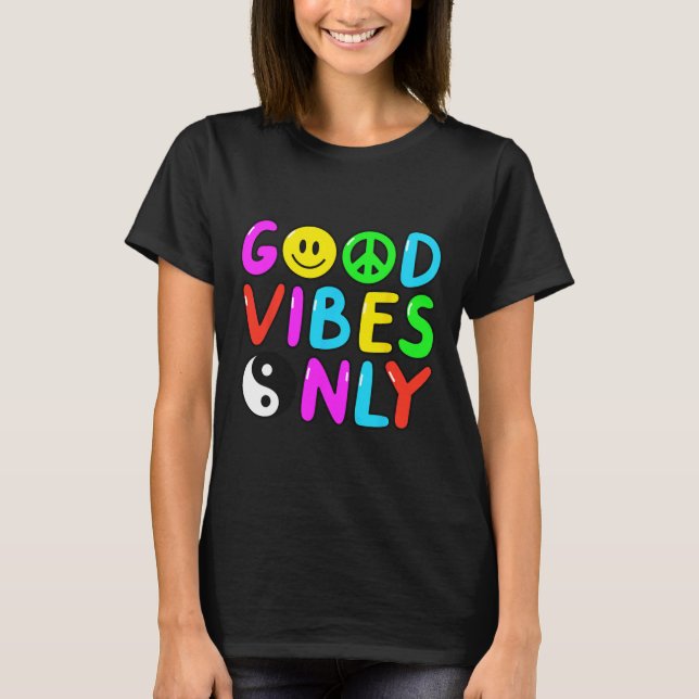 PEACE SIGN LOVE 60s 70s Groovy Hippie Costume Hall T-Shirt (Front)