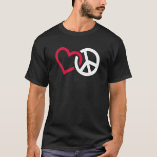 Peace Sign Love 60s 70s Tie Dye Hippie Halloween C T-Shirt