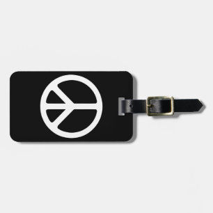 Peace Sign Luggage Tag