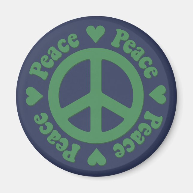 Peace Sign Magnet (Front)