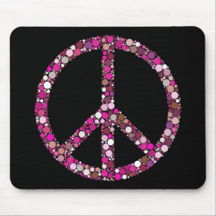 Peace Sign Mouse Mat