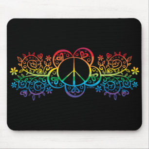Peace Sign Mouse pad