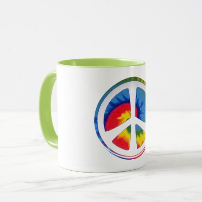 Peace sign mug (Front Left)