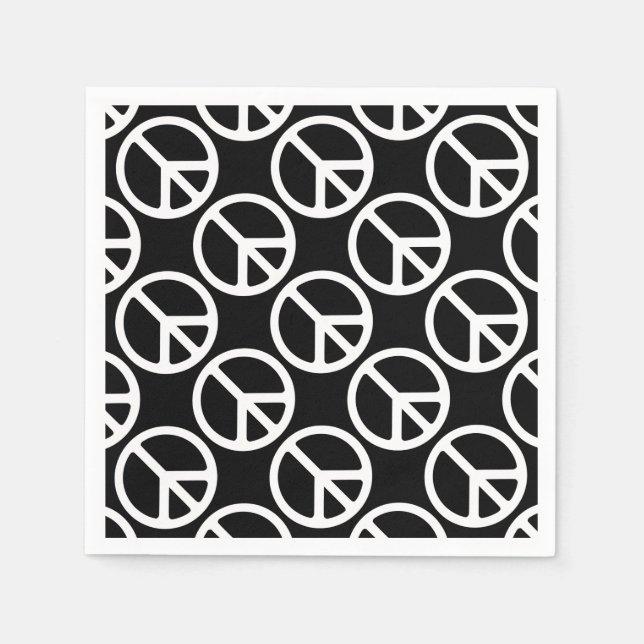 Peace Sign Napkin (Front)