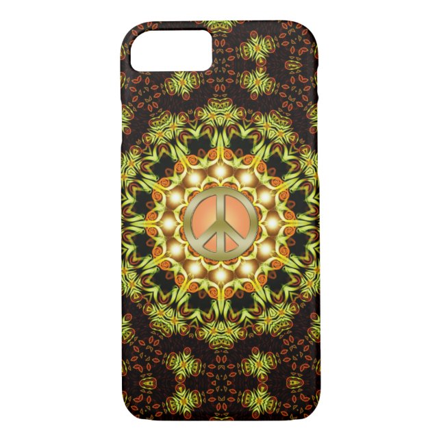 Peace Sign Nature Energy iPhone 7 Case (Back)