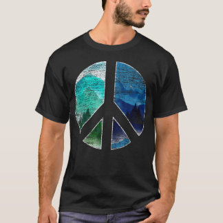 Peace Sign Nature Wildlife Landscape T-Shirt