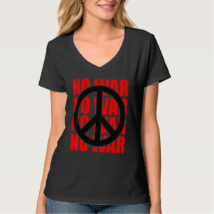 Peace Sign No War Statement Anti War Peace Symbol T-Shirt