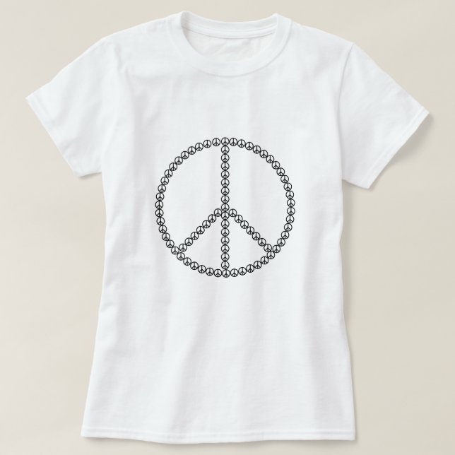 Peace Sign of Peace Signs T-Shirt (Design Front)