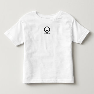 peace sign, peace in. toddler T-Shirt