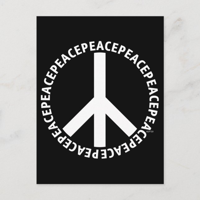 Peace Sign Postcard (Front)