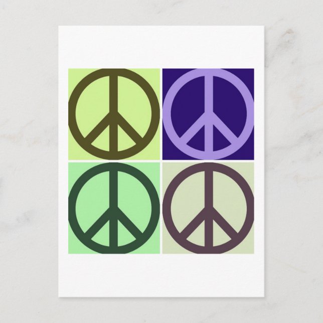 Peace Sign Postcard (Front)