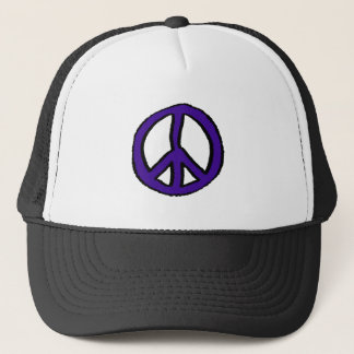 Peace Sign Purple - Trucker Hat