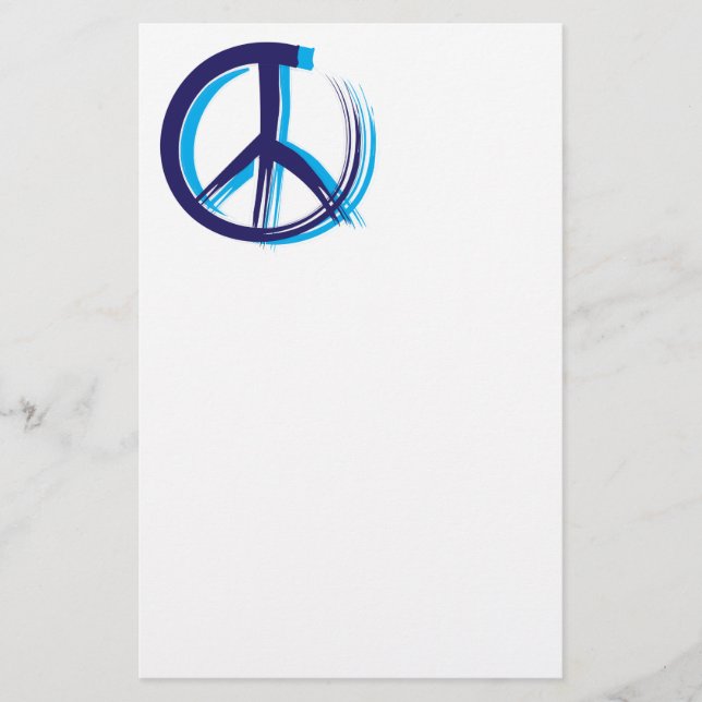 Peace Sign Stationery (Front)