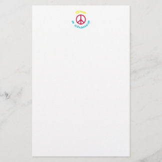 Peace Sign Stationery