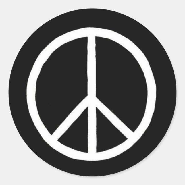 Peace sign sticker (Front)