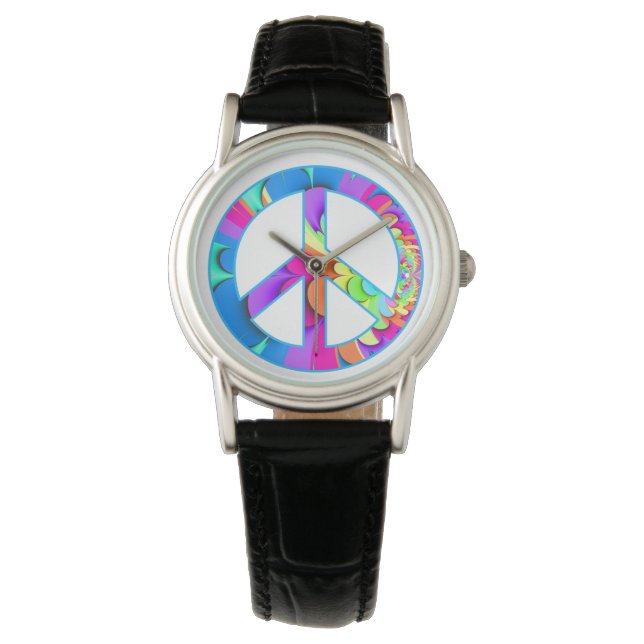 Peace Sign Summer Palette Watch (Front)
