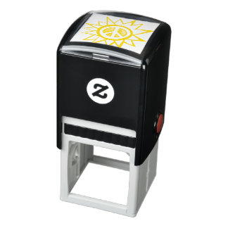 Peace Sign Sunshine Sunny Peaceful Self-inking Stamp