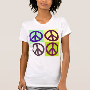 Peace Sign Symbol Pop Art T-Shirt