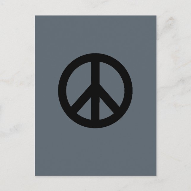 Peace Sign Symbol Postcard (Front)