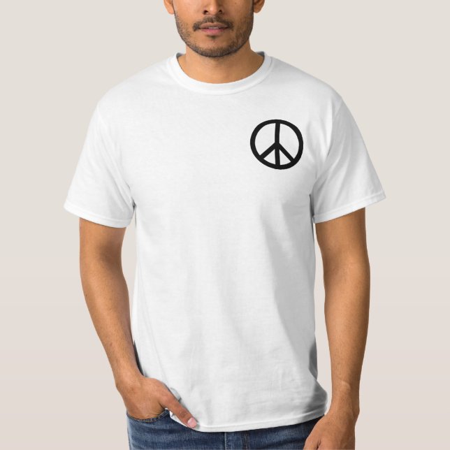 PEACE SIGN T SHIRT (Front)