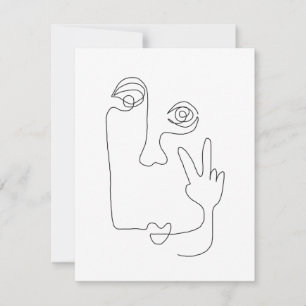 Peace Sign  Thank You Card