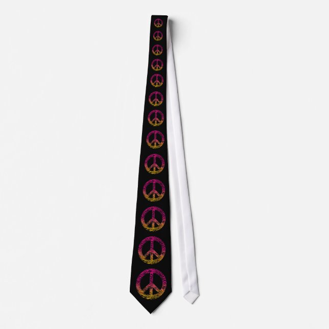 Peace Sign Tie (Front)
