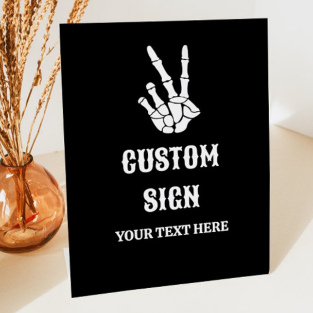 Peace Sign Till Death Do Us Party Custom Sign (Creator Uploaded)