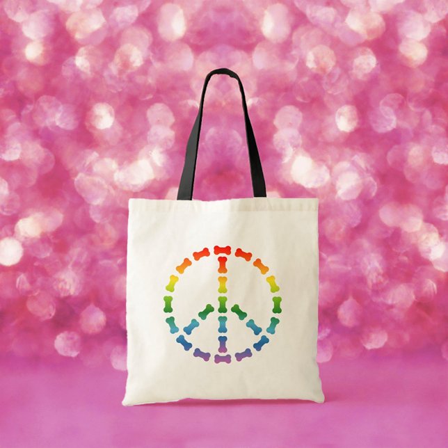 Peace Sign Tote Bag (Creator Uploaded)