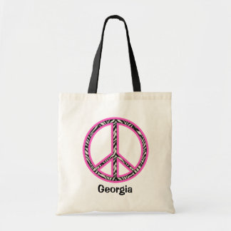 Peace Sign Tote Bag
