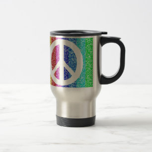 Peace Sign Travel Mug