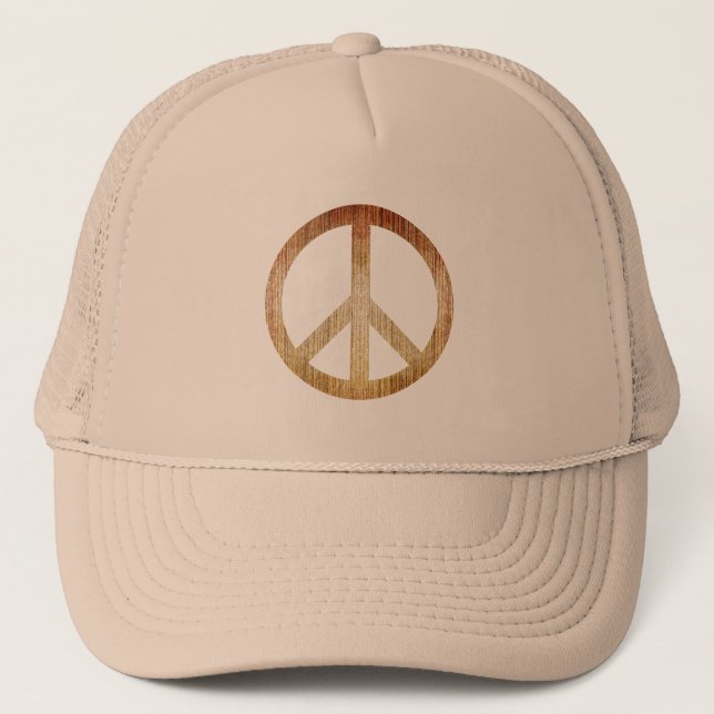 Peace Sign Trucker Hat (Front)