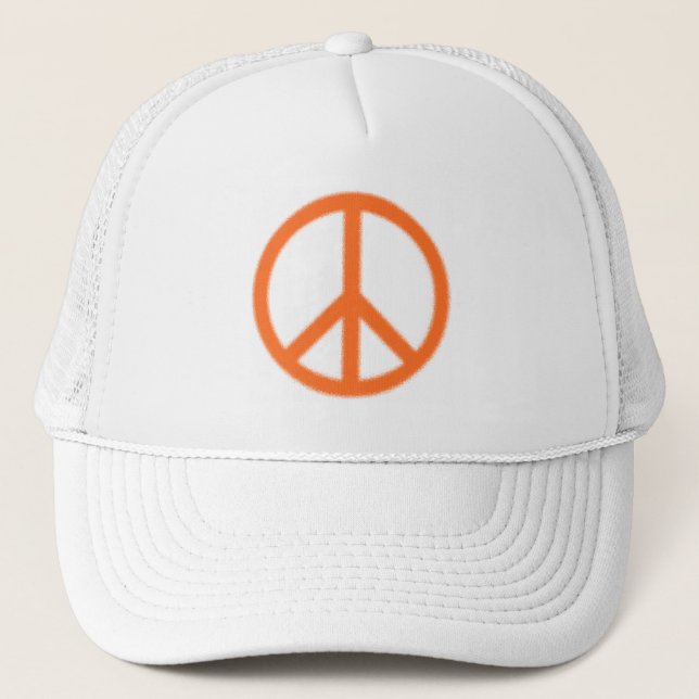 Peace Sign Trucker Hat (Front)