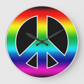 Peace Sign Wall Clock