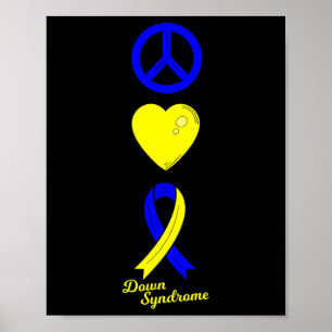 Peace Sign World Down Syndrome Day Women Kids