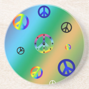 Peace Signs Coaster