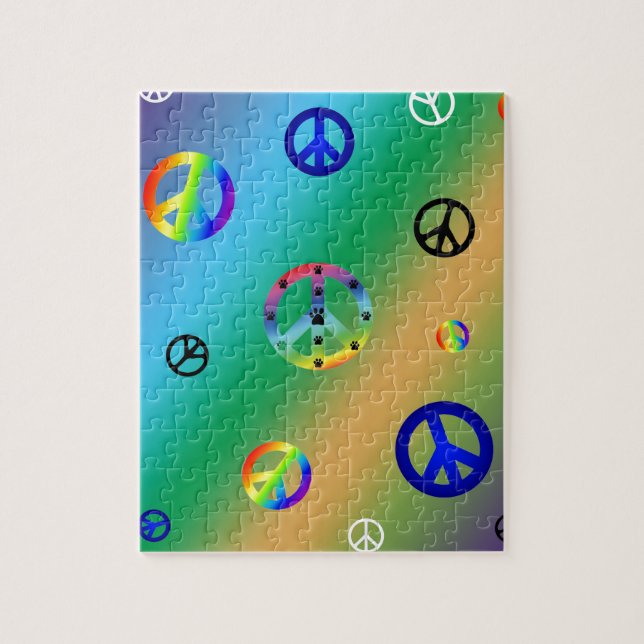Peace Signs Jigsaw Puzzle (Vertical)