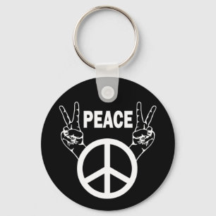 PEACE SIGNS KEY RING