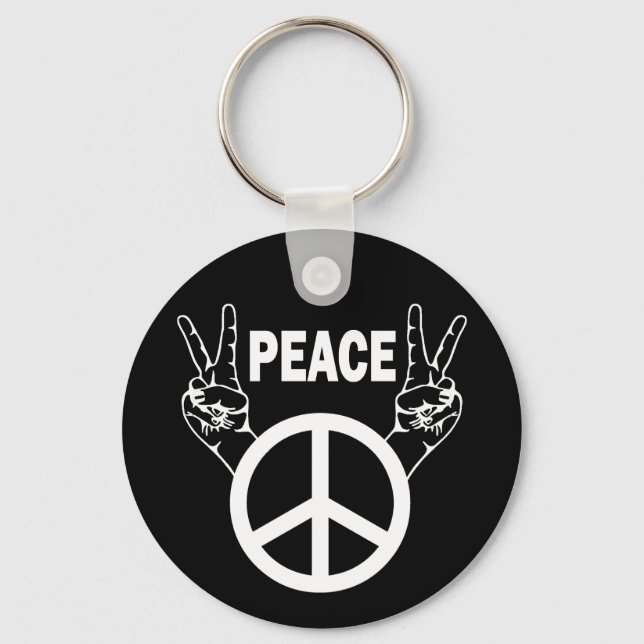 PEACE SIGNS KEY RING (Front)