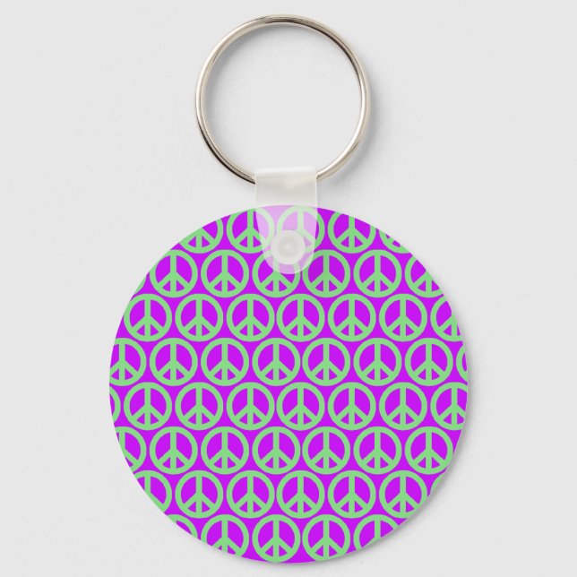 Peace Signs Key Ring (Front)