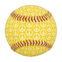 Peace Signs on Sunny Yellow