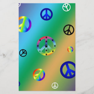 Peace Signs Stationery
