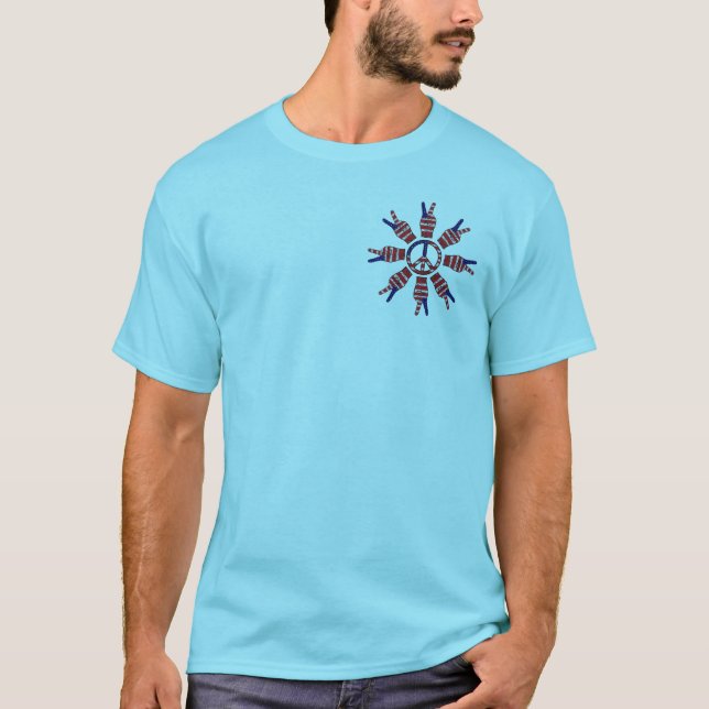 Peace Signs Sun T-Shirt (Front)