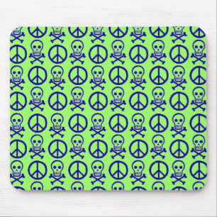 Peace Skulls Mouse Mat