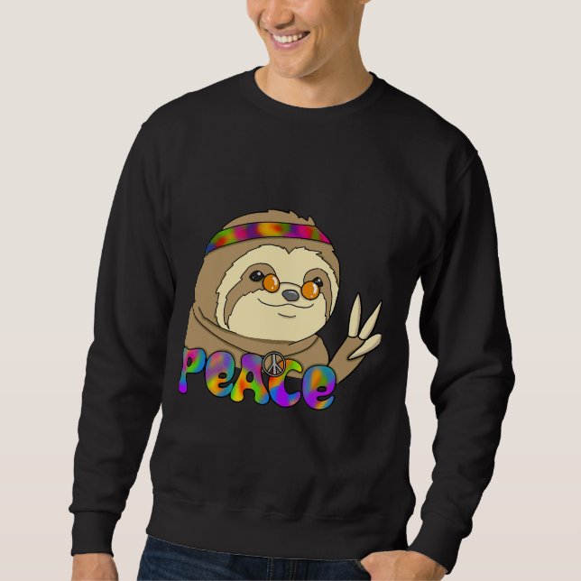Peace Sloth Sweatshirt (Front)