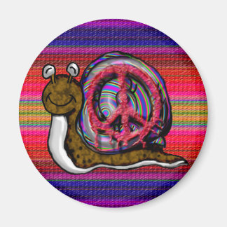 peace snail magnet
