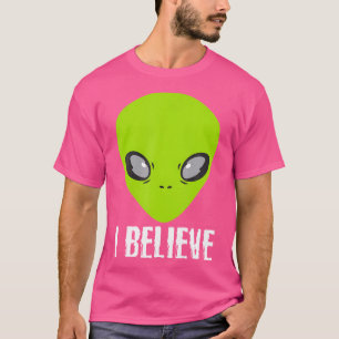 Peace Spaceship Alien Martian Crop Abduction Outer T-Shirt