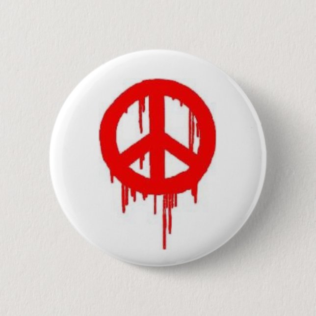 Peace SPraypaint Button (Front)
