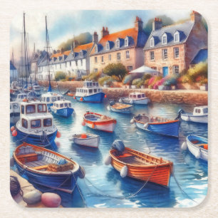 Peace Square Paper Coaster