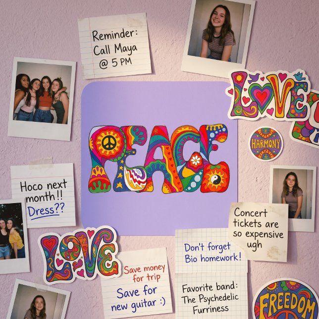 Peace Square Sticker (Creator Uploaded)