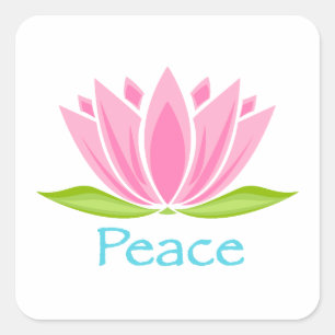 Peace Square Sticker